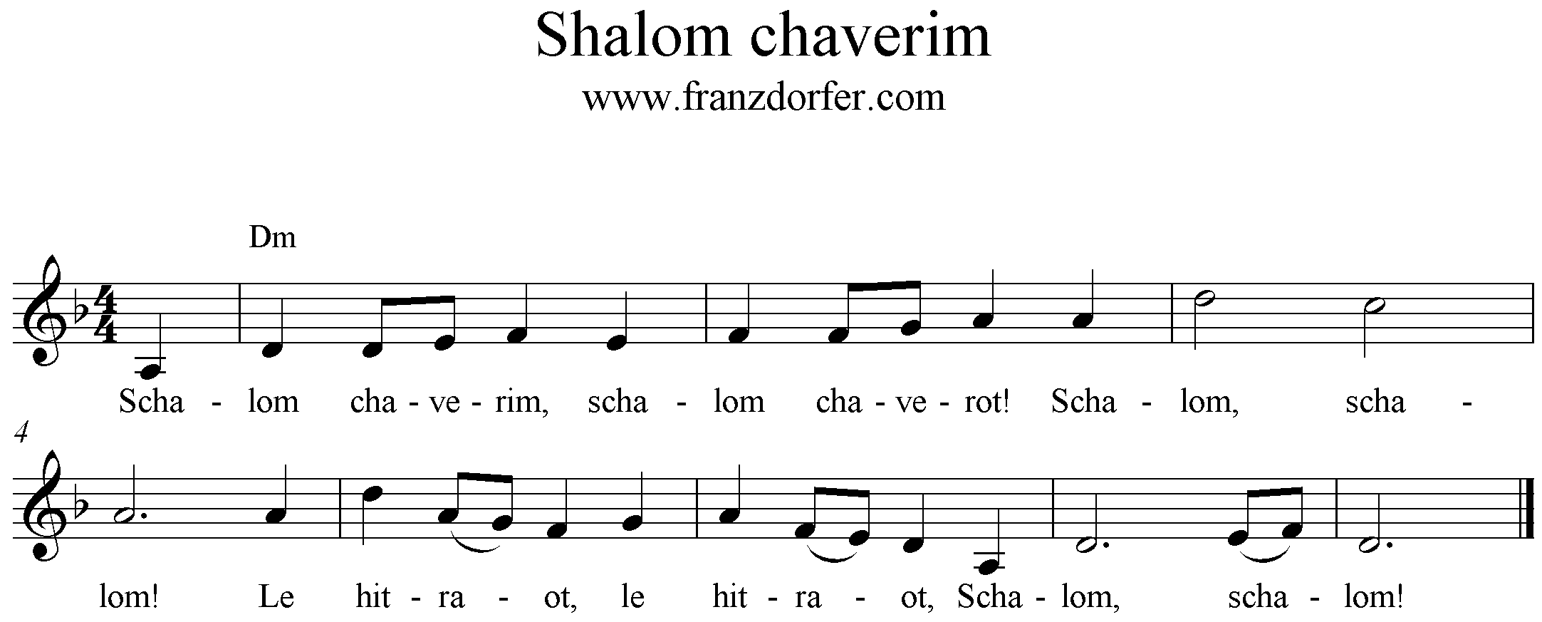 Noten Shalom chaverim